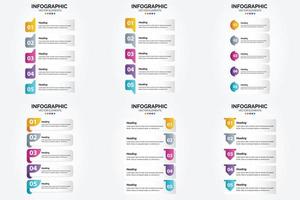 estas infografías de ilustración vectorial son ideales para publicidad en un folleto. volantes. o revista. vector