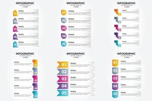 este conjunto de infografías vectoriales es ideal para publicidad en folletos. volantes y revistas. vector