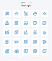 Creative Public Signs 25 Blue icon pack  Such As attention. fashion. phone. apparel. clothes vector