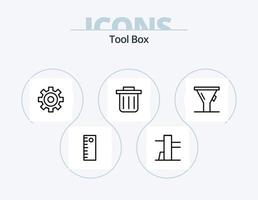 Tools Line Icon Pack 5 Icon Design. . options. vector