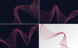 Add a modern flair to your presentation with this vector background pack