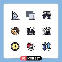 9 Creative Icons Modern Signs and Symbols of truck jelly been game controller sweets dessert Editable Vector Design Elements