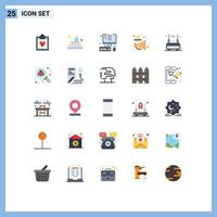 Set of 25 Modern UI Icons Symbols Signs for internet promote devices megaphone taxes Editable Vector Design Elements