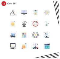 16 Creative Icons Modern Signs and Symbols of sink document sweets delete money Editable Pack of Creative Vector Design Elements