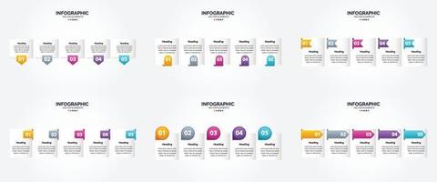 estas infografías de ilustración vectorial son ideales para publicidad en un folleto. volantes. o revista. vector