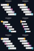 nuestras infografías y diagramas agregan profesionalismo a cualquier presentación comercial. vector