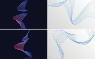 Add a touch of elegance to your presentation with this vector background pack