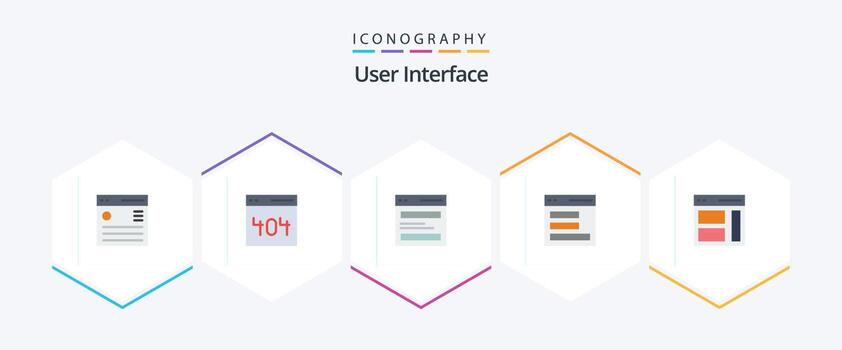 Interfaz de usuario Paquete de 25 iconos planos que incluye interfaz. comunicación. usuario. usuario. héroe vector