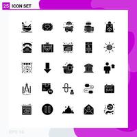 25 Creative Icons Modern Signs and Symbols of sale autumn life savings gold Editable Vector Design Elements