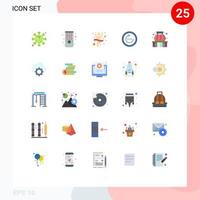 25 Universal Flat Colors Set for Web and Mobile Applications shop ui success sync refresh Editable Vector Design Elements