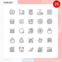 25 Thematic Vector Lines and Editable Symbols of move arrow mobile kitchen extractor Editable Vector Design Elements