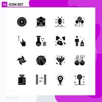 16 Creative Icons Modern Signs and Symbols of irish day distribution celebrate smart Editable Vector Design Elements