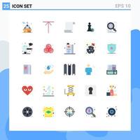 25 Creative Icons Modern Signs and Symbols of business dollar log search strategy Editable Vector Design Elements