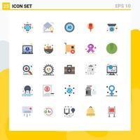 Universal Icon Symbols Group of 25 Modern Flat Colors of decoration china offer lantern ad blocker Editable Vector Design Elements