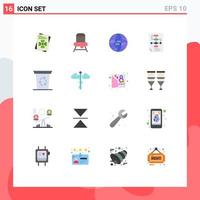 16 Creative Icons Modern Signs and Symbols of journey recycle been computing strategy document Editable Pack of Creative Vector Design Elements