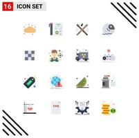 16 Creative Icons Modern Signs and Symbols of feed giant programming gas sticks Editable Pack of Creative Vector Design Elements