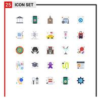 25 Universal Flat Colors Set for Web and Mobile Applications editorial file price document schedule Editable Vector Design Elements