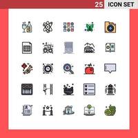 25 Creative Icons Modern Signs and Symbols of document aid pattren insect butterfly Editable Vector Design Elements