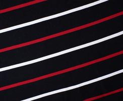 black cotton striped fabric, full frame photo