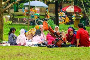 Jakarta, Indonesia in December 2022. The Zoo in Ragunan is one of the favorite places for small and large families photo