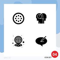 conjunto de iconos de interfaz de usuario modernos símbolos signos para extractor plomería doméstica mapa auditivo elementos de diseño vectorial editables vector