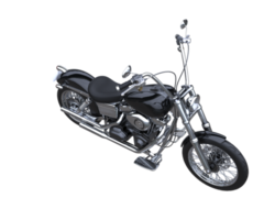 motorcykel isolerat på transparent bakgrund. 3d tolkning - illustration png