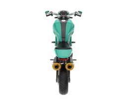 motocicleta isolada em fundo transparente. renderização 3D - ilustração png