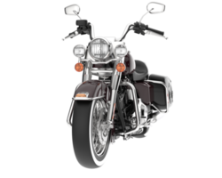 motocicleta aislada sobre fondo transparente. Representación 3d - ilustración png