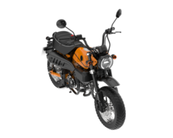 motocicleta isolada em fundo transparente. renderização 3D - ilustração png