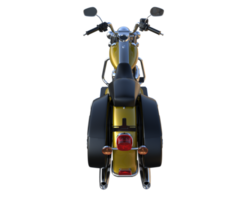 Motorcycle isolated on transparent background. 3d rendering - illustration png