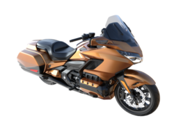 motorcykel isolerat på transparent bakgrund. 3d tolkning - illustration png