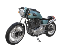 motocicleta isolada em fundo transparente. renderização 3D - ilustração png