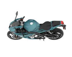 motocicleta aislada sobre fondo transparente. Representación 3d - ilustración png