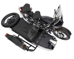 motorcykel isolerat på transparent bakgrund. 3d tolkning - illustration png