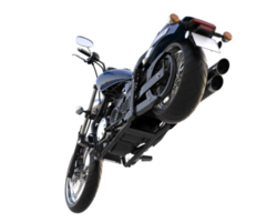 Motorrad isoliert auf transparentem Hintergrund. 3D-Rendering - Abbildung png