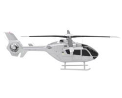 Helicopter isolated on transparent background. 3d rendering - illustration png