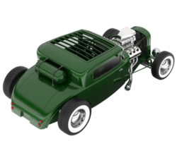 Modern car isolated on transparent background. 3d rendering - illustration png