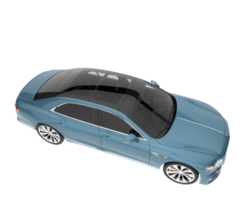 Modern car isolated on transparent background. 3d rendering - illustration png