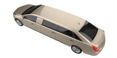 voiture moderne isolée sur fond transparent. rendu 3d - illustration png