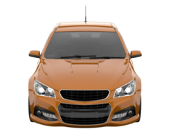 Modern car isolated on transparent background. 3d rendering - illustration png