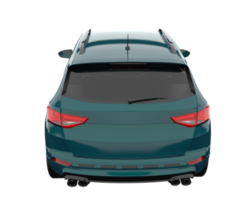 Modern car isolated on transparent background. 3d rendering - illustration png