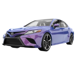 Modern car isolated on transparent background. 3d rendering - illustration png