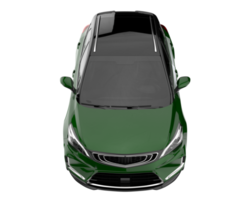 carro moderno isolado em fundo transparente. renderização 3D - ilustração png