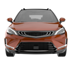 Modern car isolated on transparent background. 3d rendering - illustration png