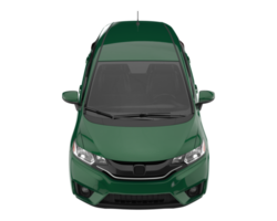 Modern car isolated on transparent background. 3d rendering - illustration png