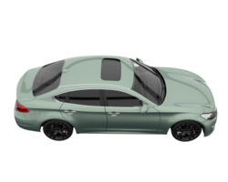 carro moderno isolado em fundo transparente. renderização 3D - ilustração png