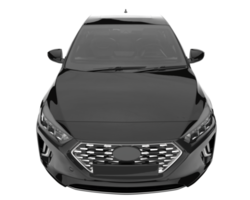 carro moderno isolado em fundo transparente. renderização 3D - ilustração png