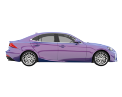 Modern car isolated on transparent background. 3d rendering - illustration png