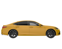 Modern car isolated on transparent background. 3d rendering - illustration png