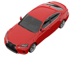 carro moderno isolado em fundo transparente. renderização 3D - ilustração png